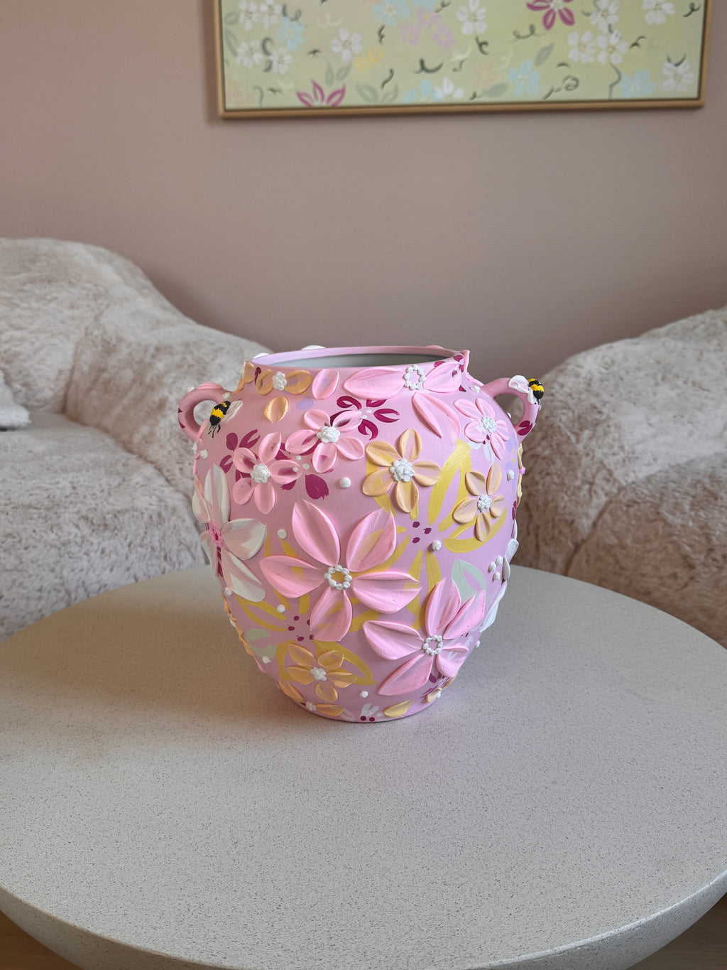 Pudderrosa humle 🐝 26 cm