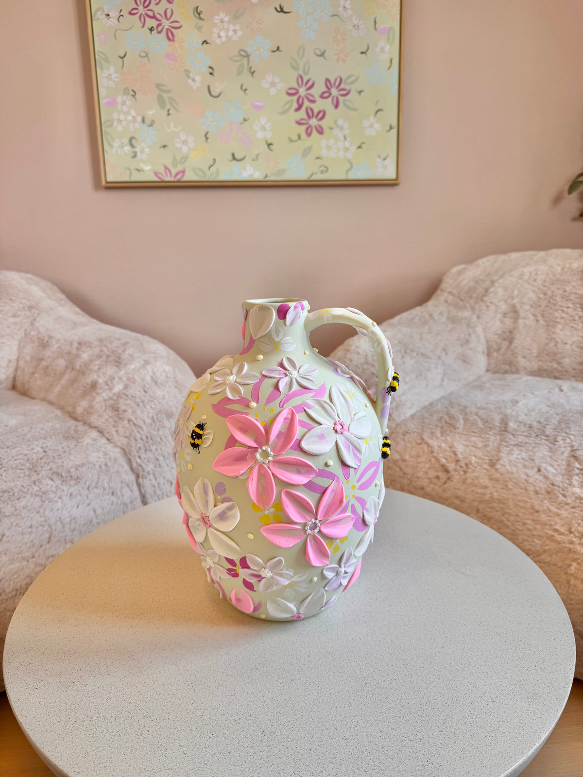 Lys grønn humle 🐝 34 cm