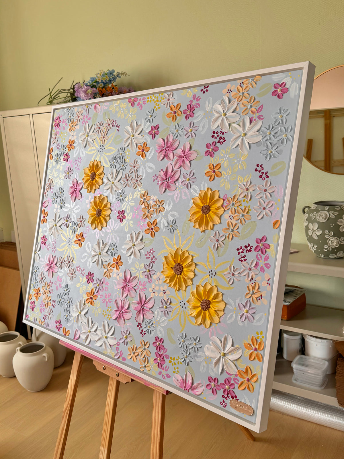 Honey, Innrammet, 103 x 83 cm