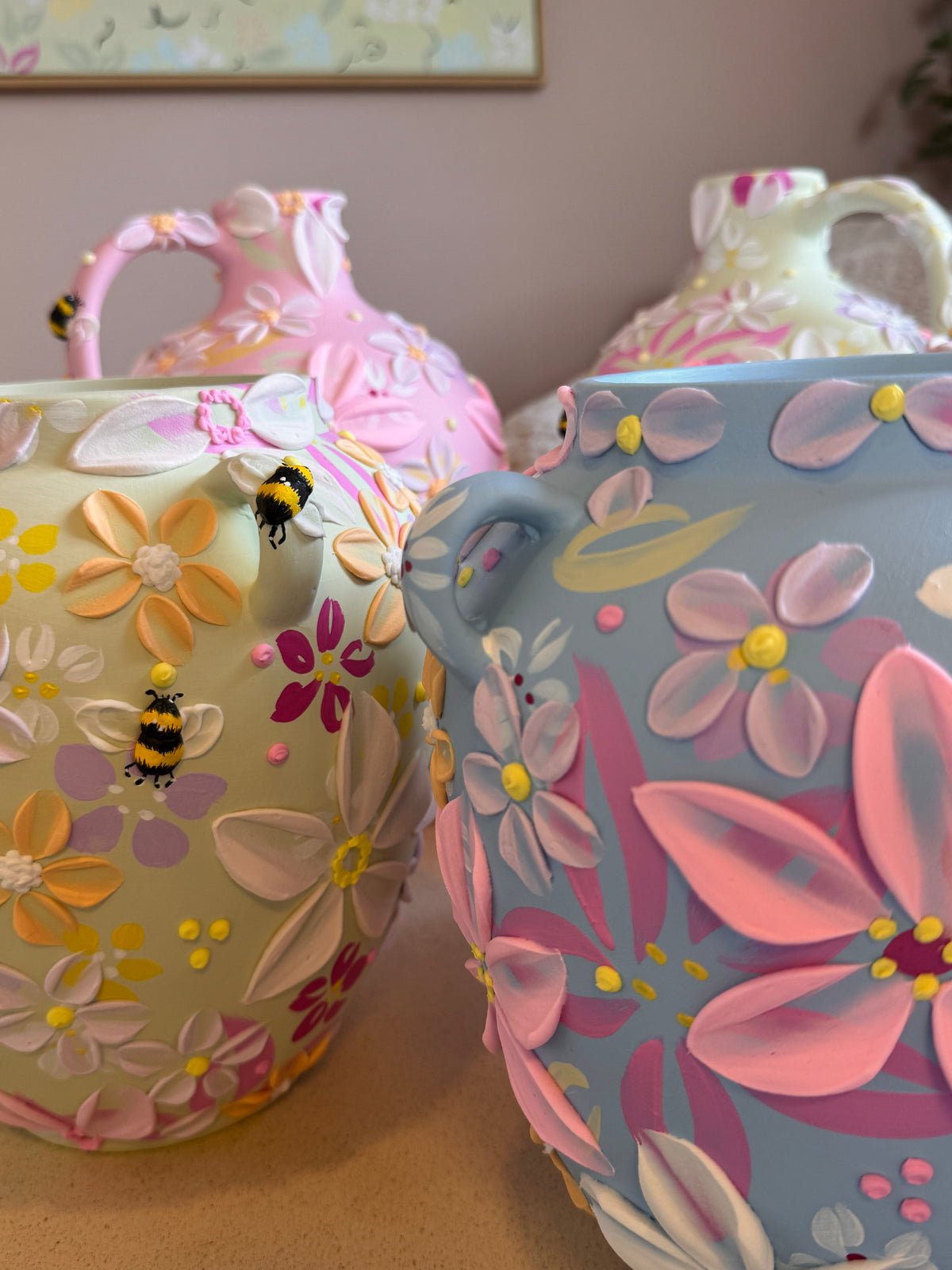 Lys grønn humle 🐝 26 cm