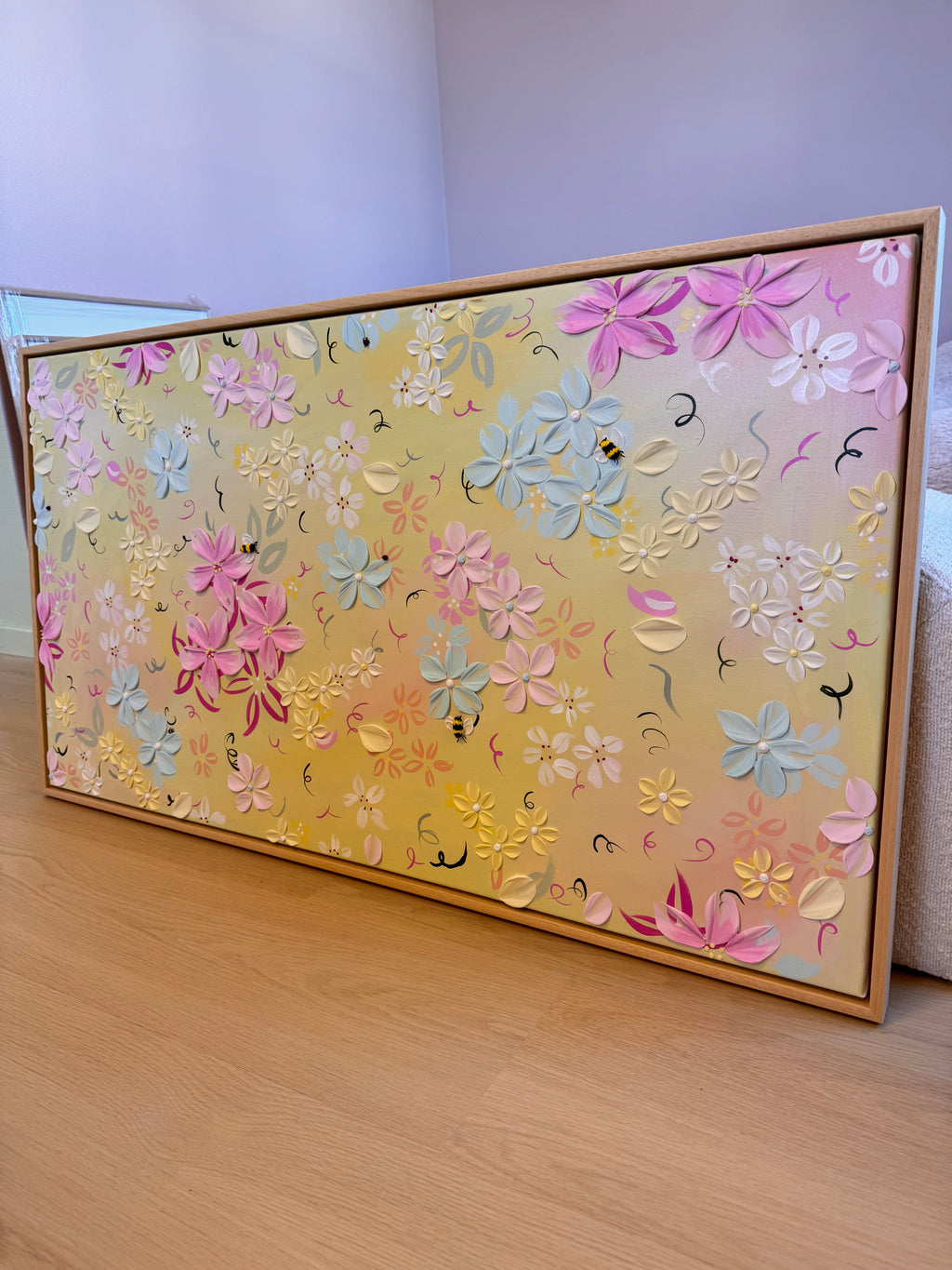 Sweet Reverie, 63 x 113 cm, Innrammet