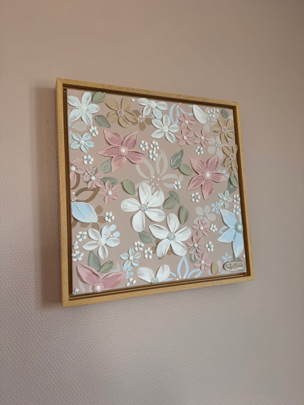 Douce Étoile, Innrammet, 43 x 43 cm