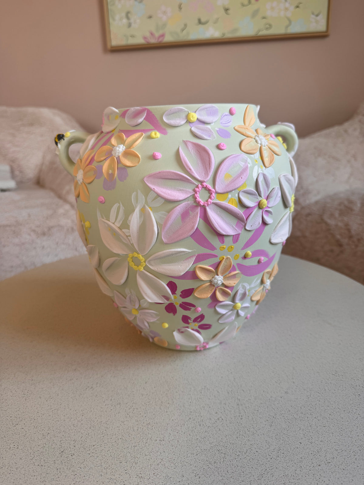 Lys grønn humle 🐝 26 cm