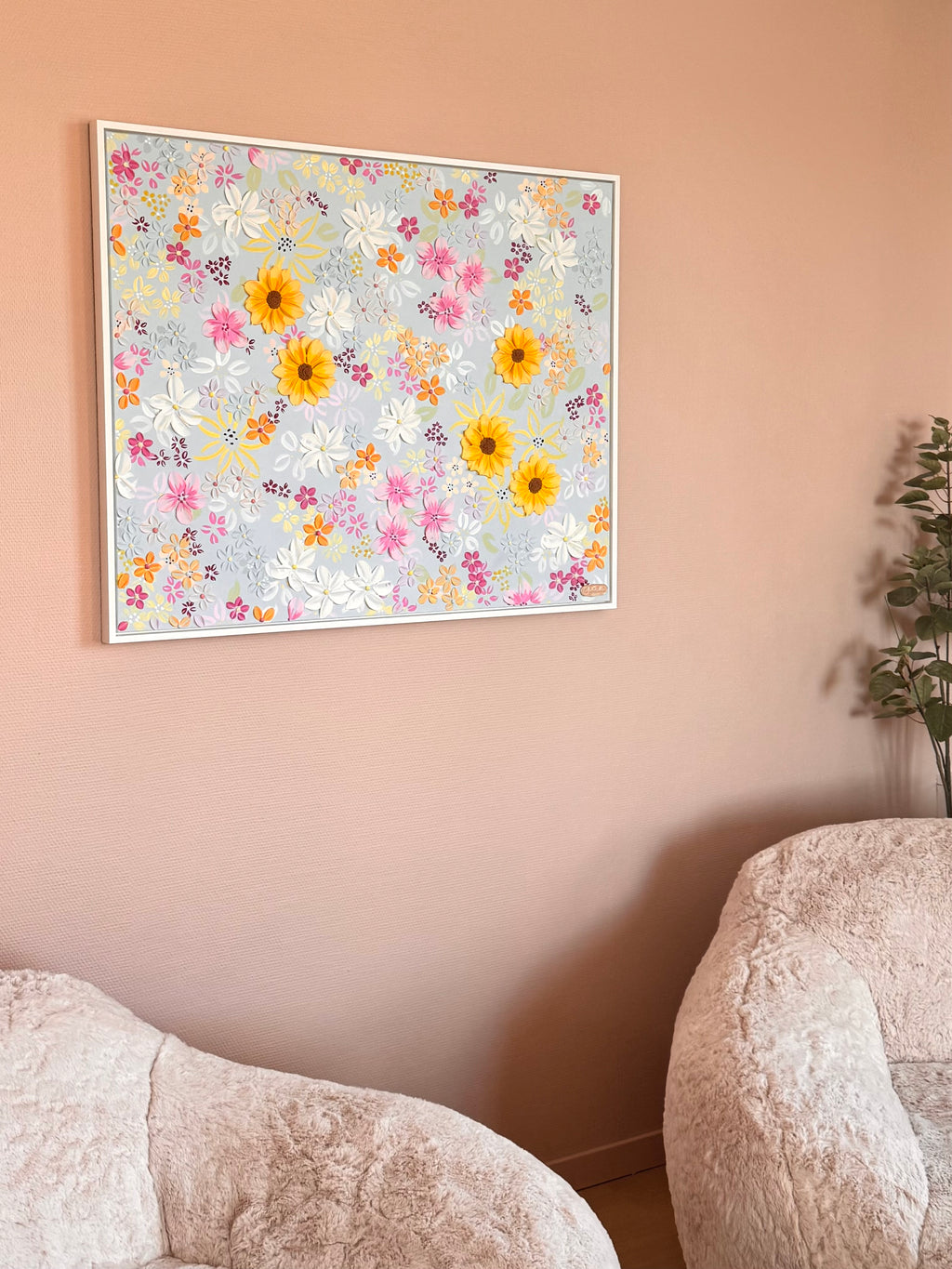 Honey, Innrammet, 103 x 83 cm