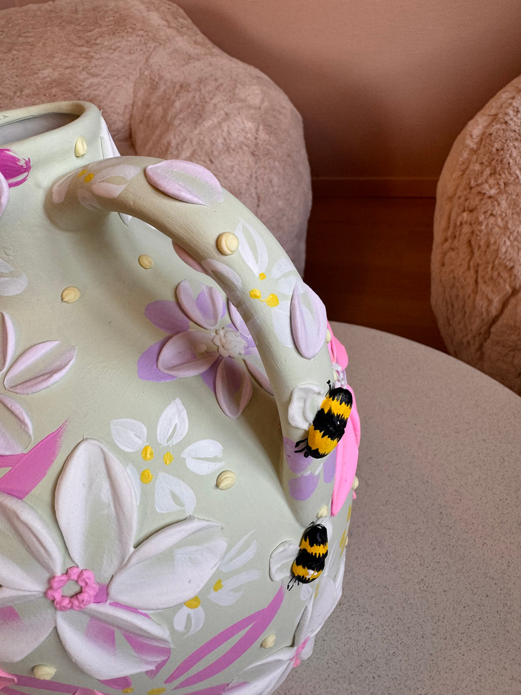 Lys grønn humle 🐝 34 cm
