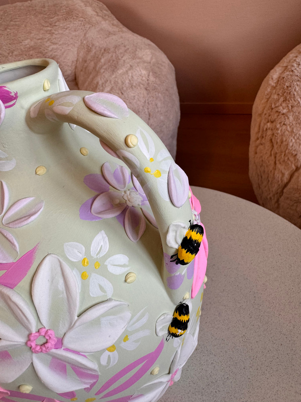 Lys grønn humle 🐝 34 cm