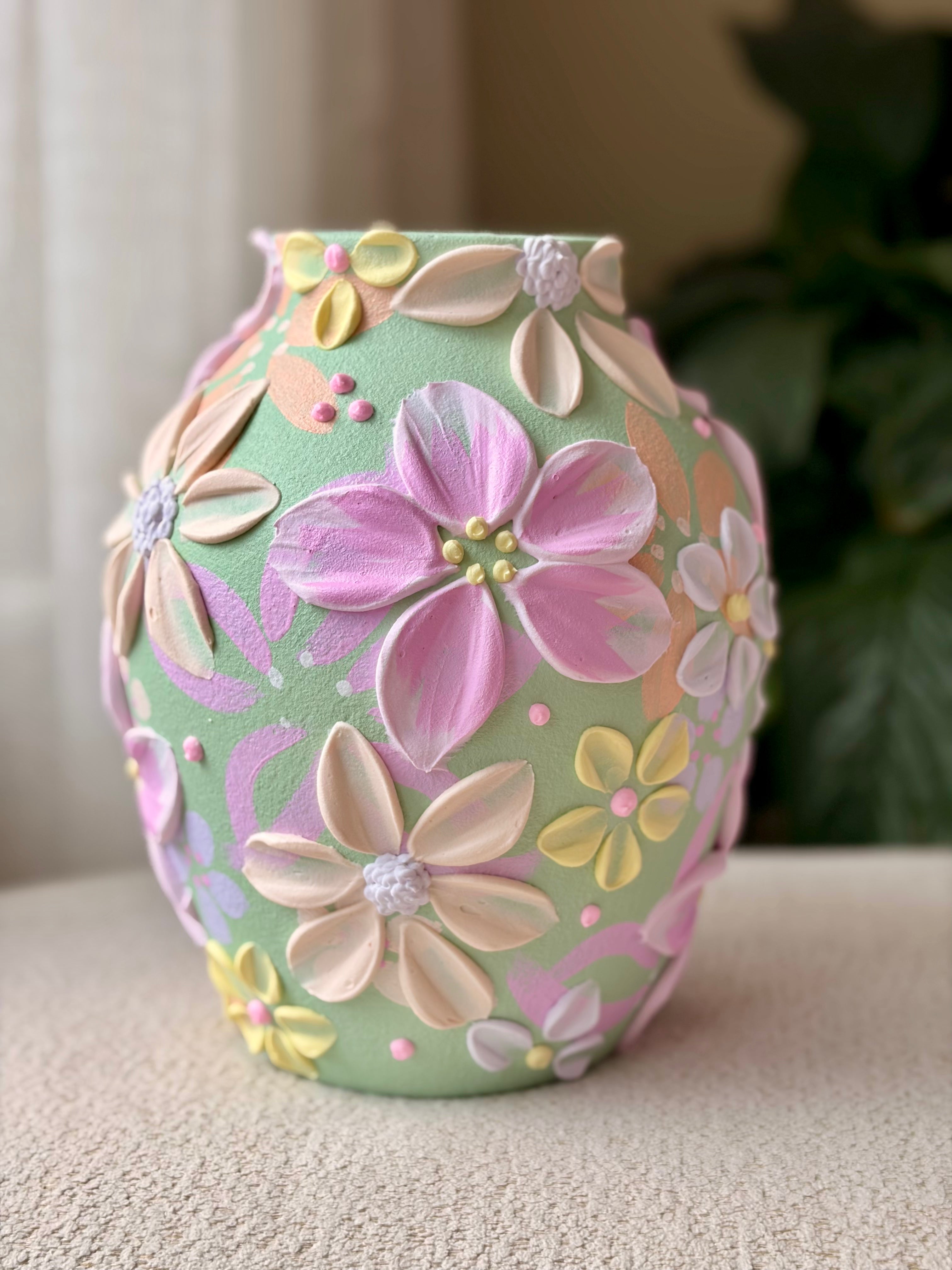 Teksturvase 18x22 cm
