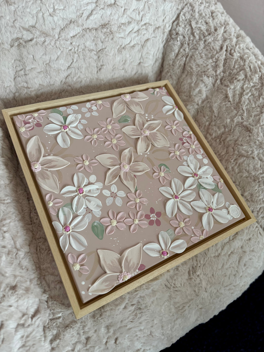 Petite Étoile, Innrammet, 43 x 43 cm